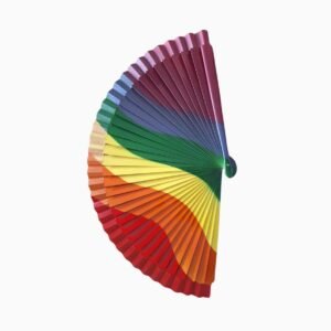 Abanico Multicolor de Estilo Vibrante
