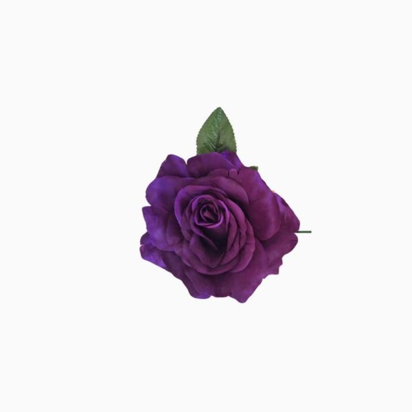 Maxi Rosa Morada con Broche de Prensilla