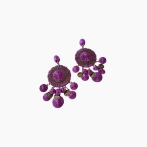Pendientes Gitana Púrpura