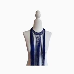 Collar de Flecos Azul