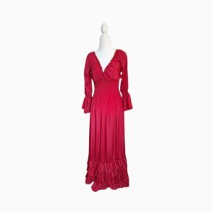 Vestido Flamenco Rojo Lunares